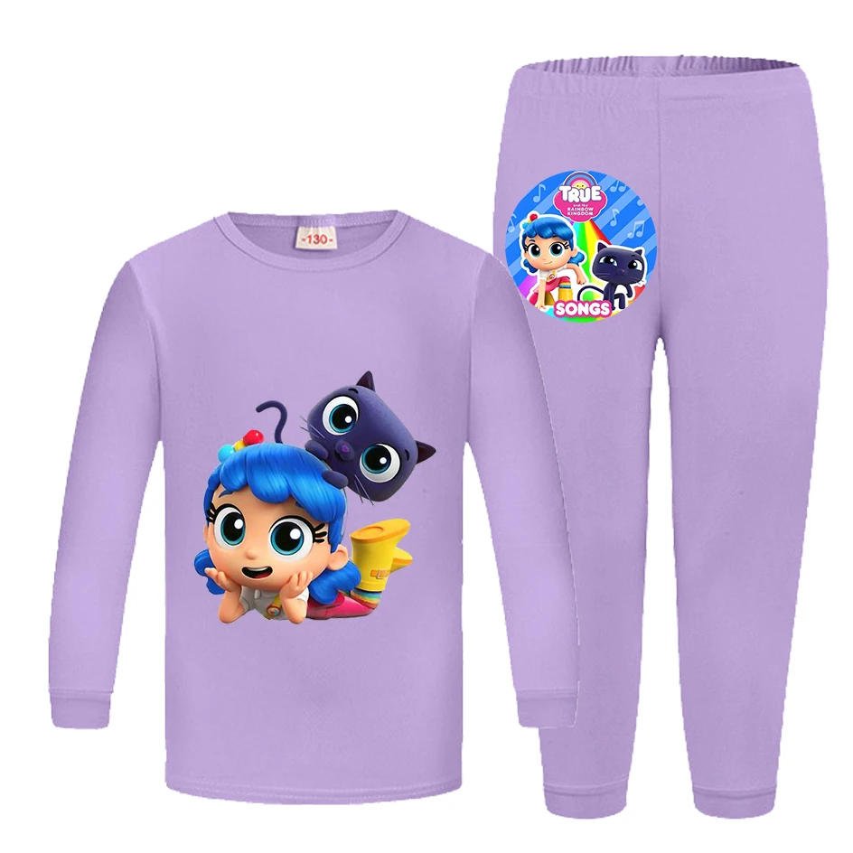 Rainbow Kingdom Home Clothing Pajamas for Girls Clothes Elementary Student Girl Pajamas Children's Birthday Souvenirs Girls's