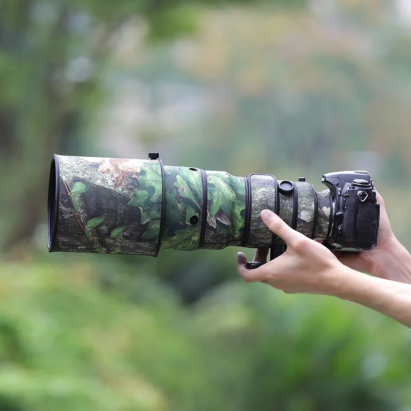 Imagem -04 - Impermeável e Impermeável Camo Lens Coat Chasing Birds Lens Coat Capa Protetora para Nikon Af-s 300 F2.8 d ii fd 300 mm Lentes