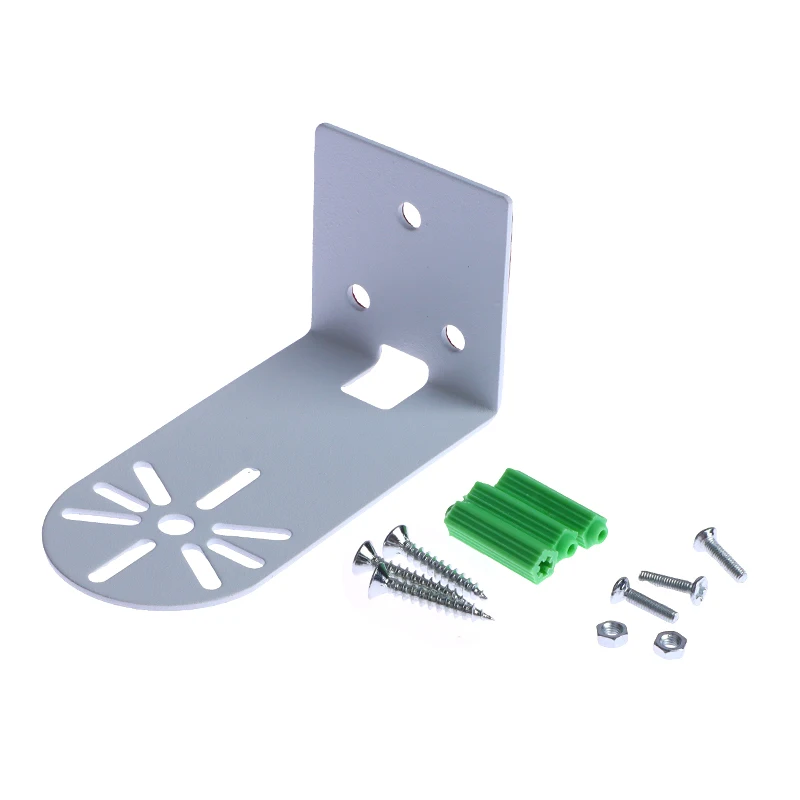 ★▲1Pc L Shape Nail Free Wall Mount Camera Iron Bracket with 3M Glue Base PTZ Version Camera Surveillance Bracket