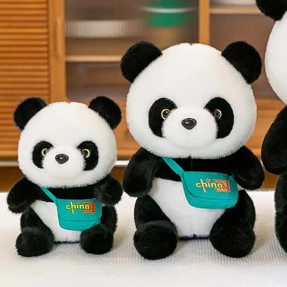 Panda mit Rucksack Tier Plüsch Sofa Dekoration Plüsch Kissen Stofftiere Panda Plüschtier Panda Plüschpuppe Plüschtier Spielzeug