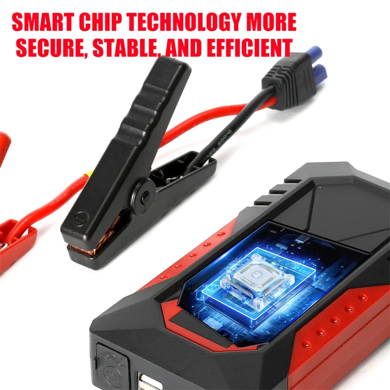 1200a Draagbare Auto Jump Starter 18000Mah Power Bank Auto Booster Oplader 12V Startapparaat Benzine Diesel Auto Noodbooster