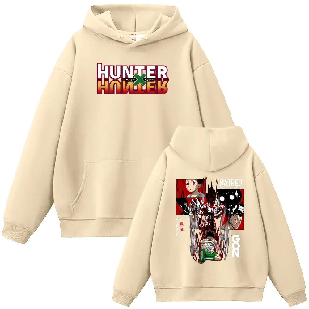 Hunter X Hunter GON·FREECSS Manga Printed Hoodies For Men Women Harajuku Pullover Autumn Winter Long Sleeve Sweatshirts Clothing