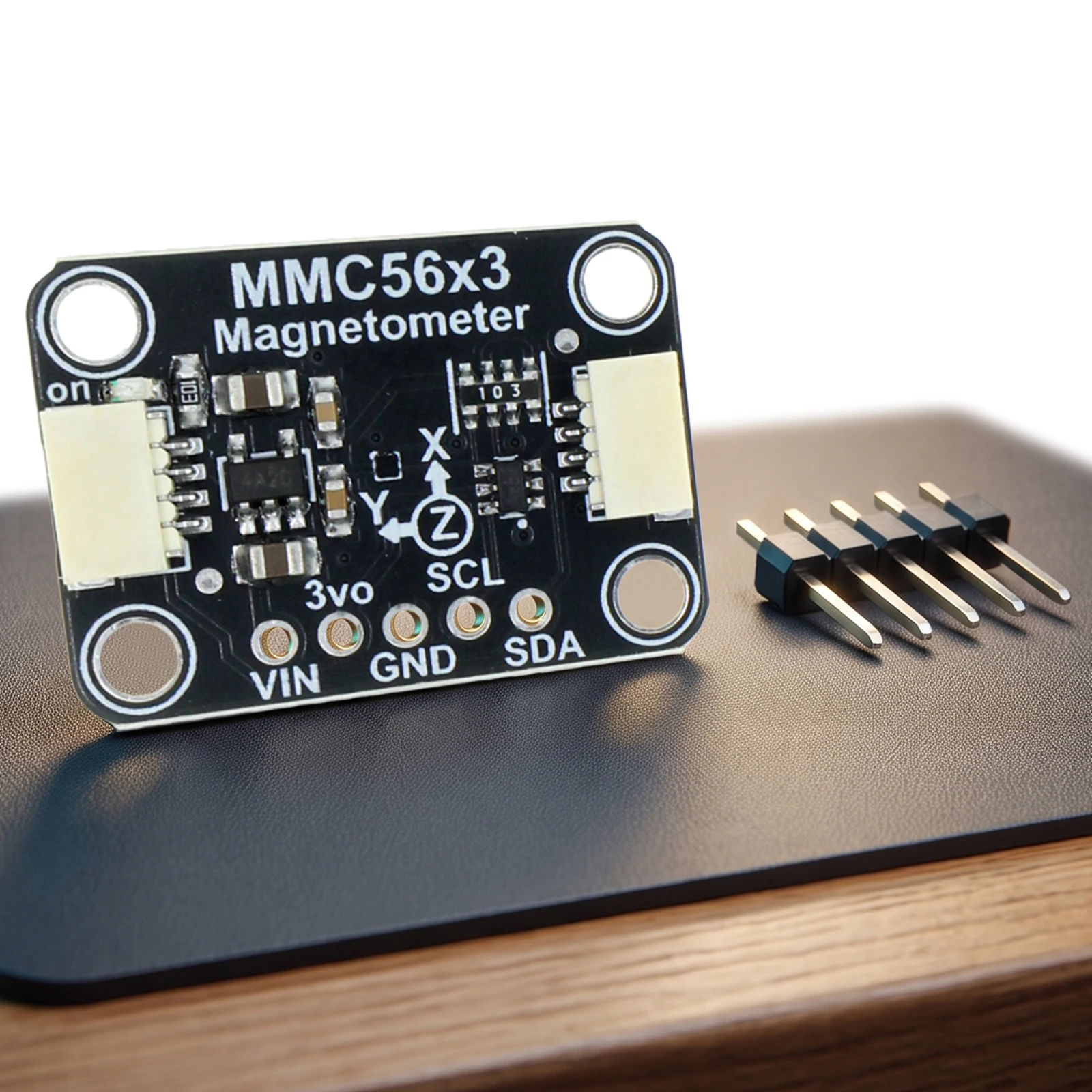 MMC5603 Triple-Axis Magnetometer PCB Module 20-Bit STEMMA QT Qwiic I2C ±30 Gauss High Precision Sensor