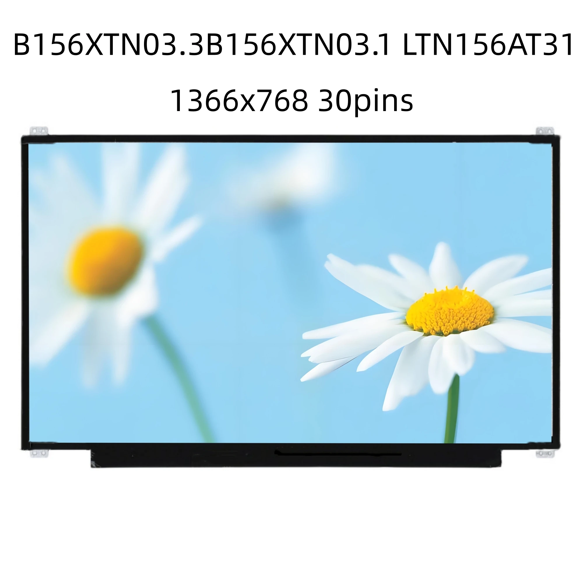 B156XTN03.3 fit N156BGE-EB1 N156BGE-E31 LP156WHU TPA1 B156XTN03.1 LTN156AT31 SLIM LED SCREEN EDP 30pin LCD Screen