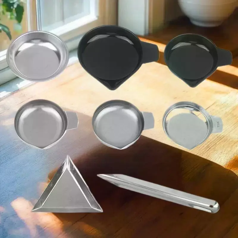 Precision Weighing Pan Set for Liquids, Powders, Diamonds, and Gemstones