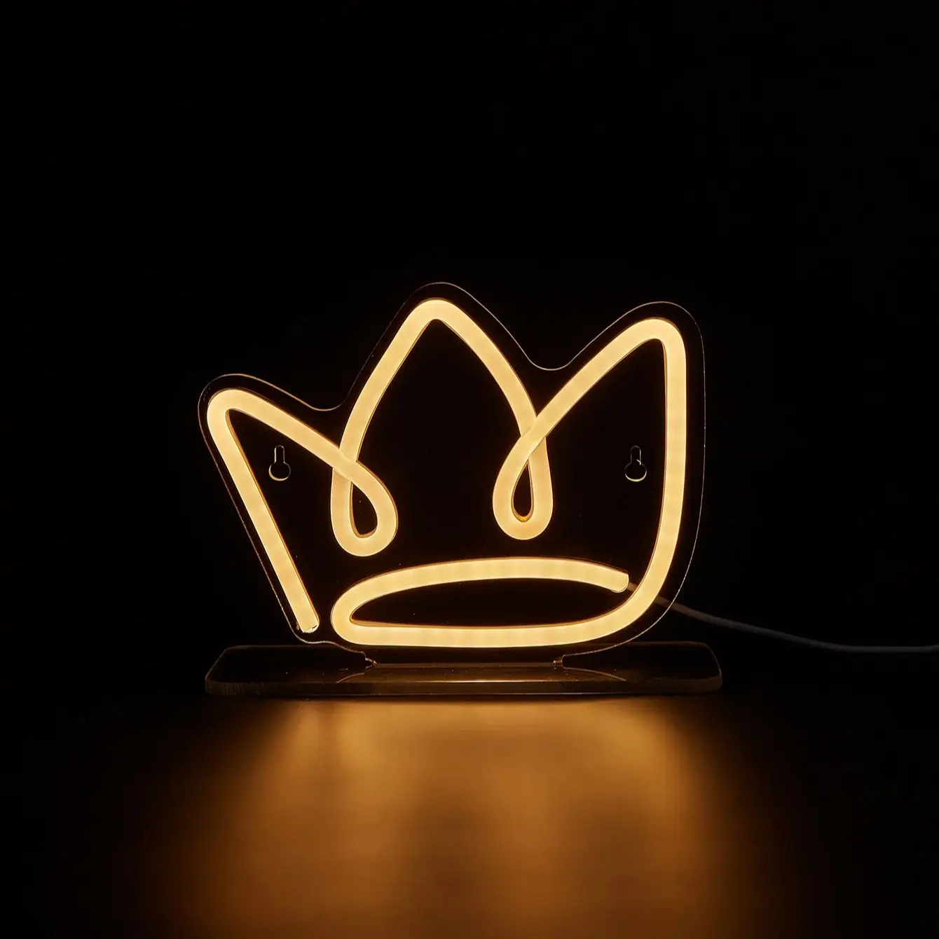 Chi-buy LED Neon crown USB Powered Neon Signs Decor Lamp Signs Birthday Gift Wall Art For Bedroom Room Bar Shop