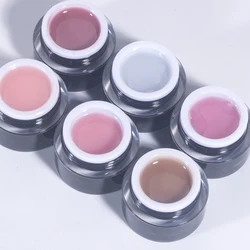 KODIES GEL New Builder Nail Gel Polish 6g Clear Milky White Pink Uv /LED Construction Hard Gel for Extension Nail Supplies Salon