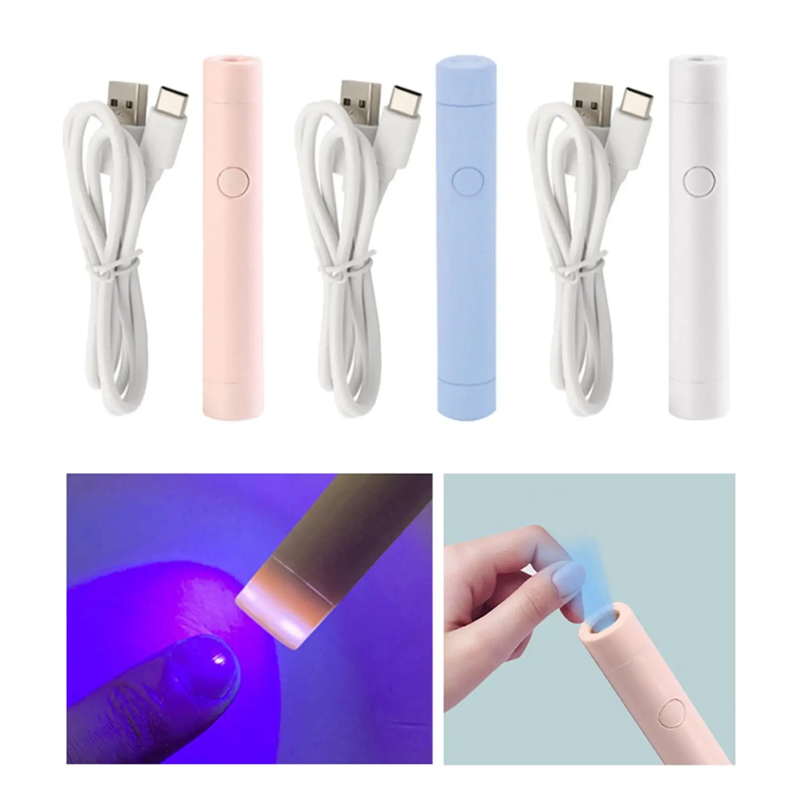 Mini Gel Nagel trockner Nagel Bac klampe Therapie Maschine Reise