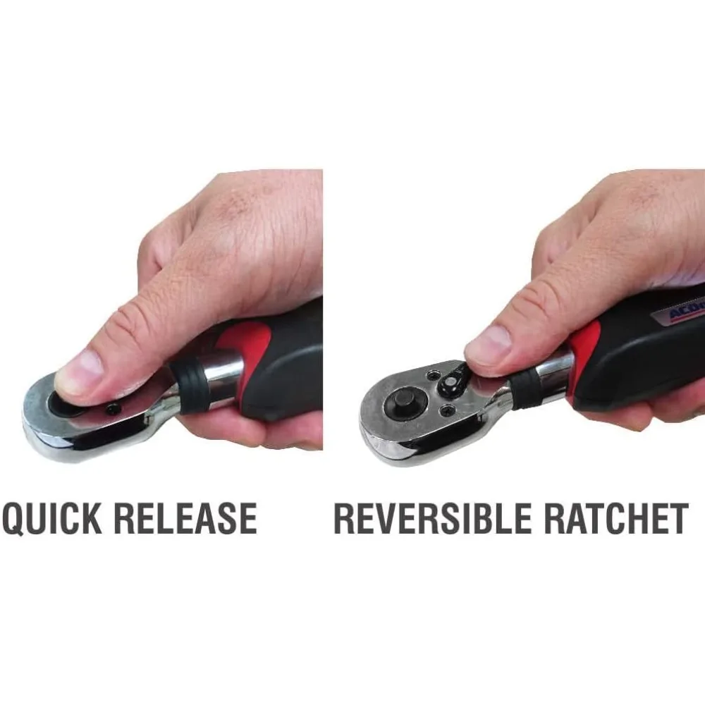 Llave dinamométrica digital de alta resistencia de media pulgada con zumbador y flash LED, certificación ISO 6789, alcance de 14,8 a 147,5 pies lbs