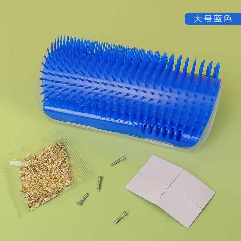 

Cat Itching Artifact Corner Hair Rubber Cat Self-Hi Hair Removal Massage Corner Brush Catnip Toy