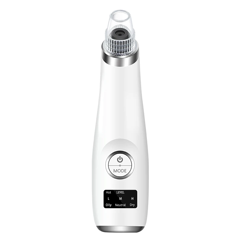 Head Suction Electric Pore Cleaner Blackhead Remover Extractor Tool Vacuum Camera Hot Sale Black Silicone Machine Silicone Nose
