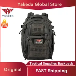 YAKEDA Large Capacity 40L Tactical Supplies Backpack Sports Backpack Outdoor Picnic Camping Waterproof Mountaineering Backpack