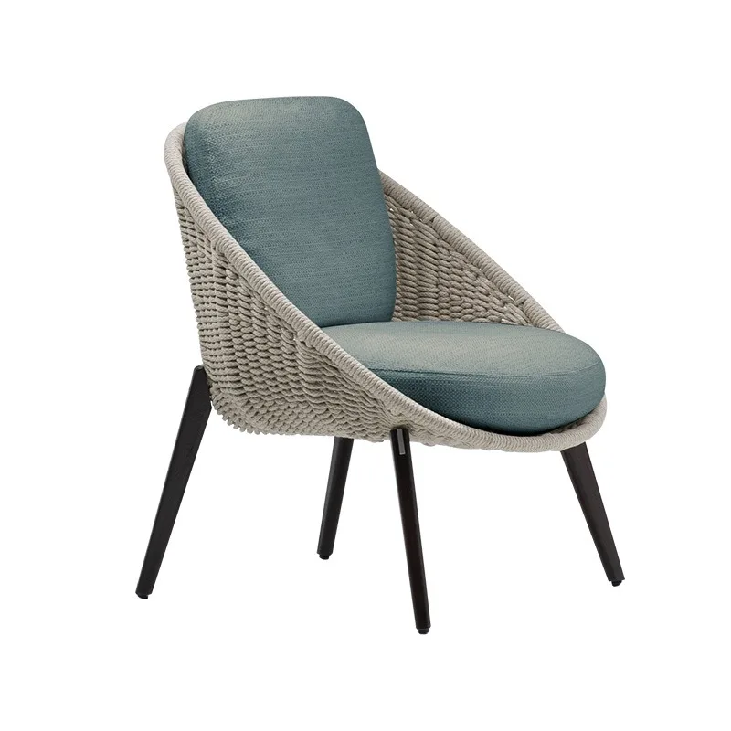 Nordic outdoor sofa, courtyard villa balcony single rope furniture