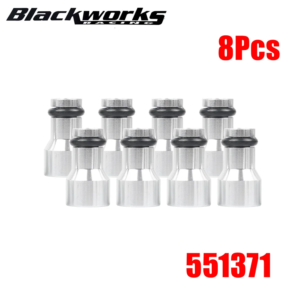 

551371 8Pcs Fuel Injector Spacers Convert LS1 Fuel Injector to LS Truck Injector Fuel Injector Connector Silver FP-1101