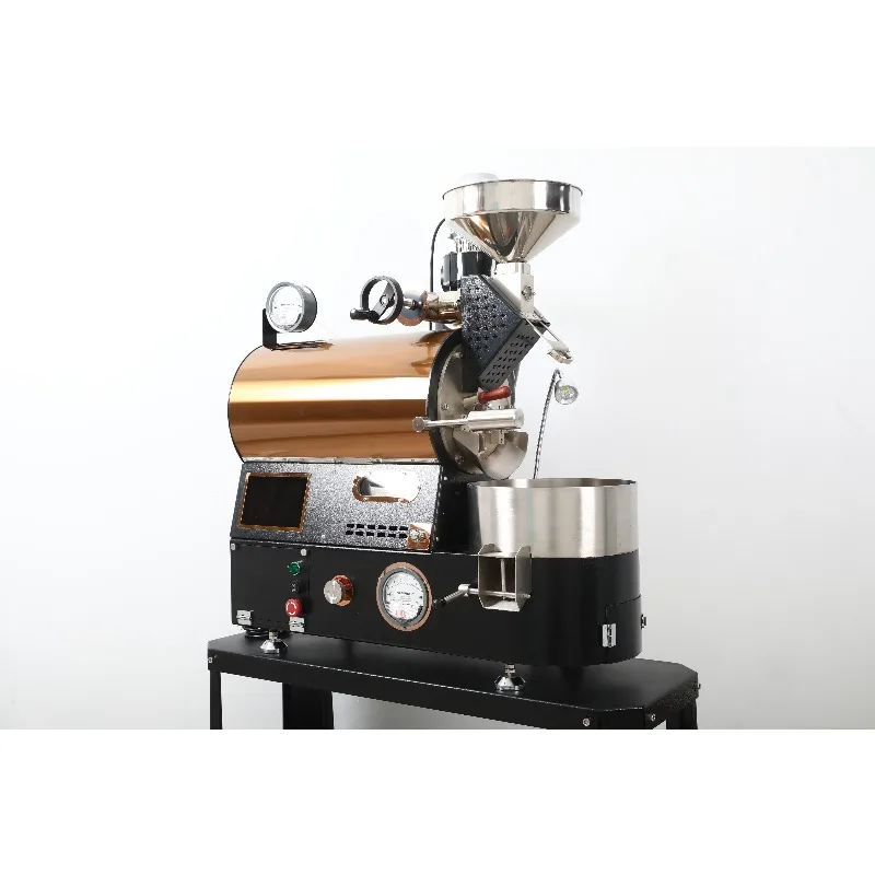 Home Commercial 1kg 2kg 3kg 5kg 12kg Touch Screen Drum Coffee Roaster Green Beans Roasting Machine