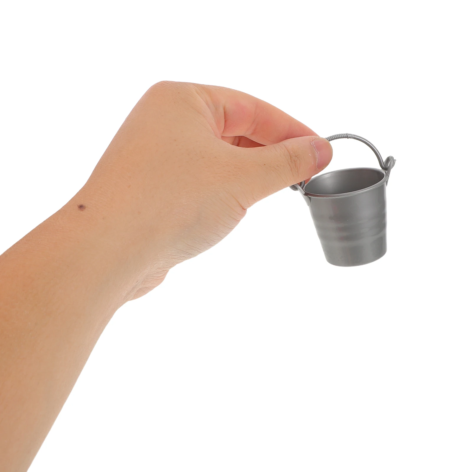 

35Pcs Tiny Dollhouse Pails Realistic Design Safe Plastic Vibrant Colors Pretend Play Props Dollhouse Play Buckets