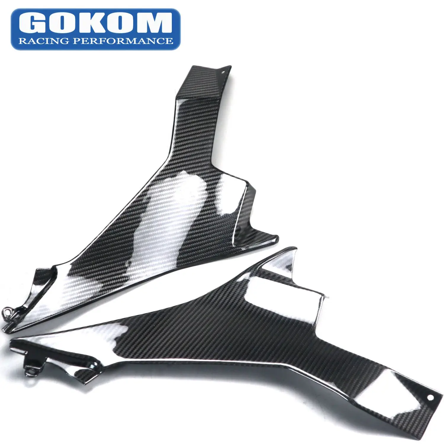 

Gokom Racing Motorcycle Parts Carbon Fiber FOR KAWASAKI NINJA400 NINJA 400 Tank Cover Side Panel