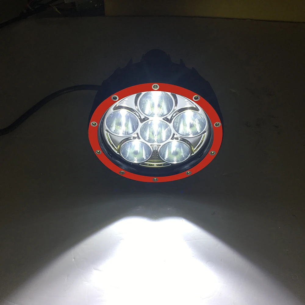 

Lantsun LED6468 5 Inch LED offroad Light round led work light RED round light