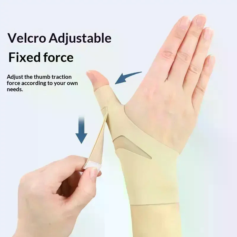 1Pcs Thumb Brace Wrist Stabilizer Pain Relief Right Or Left Hand Soft Thumb Support Compression Sleeve Protector For Women Men