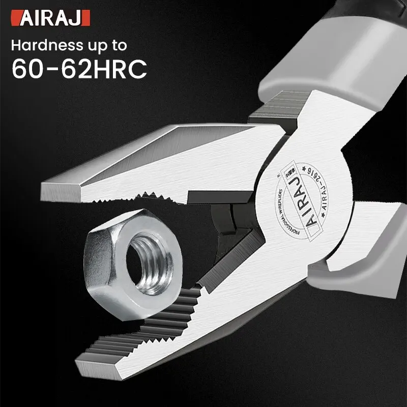 AIRAJ 6/8 Pouce Multifonctionnel Pinces Diagonales Aiguille Nez Pinces Outils Matériel Coupe-Fil Universel Électricien