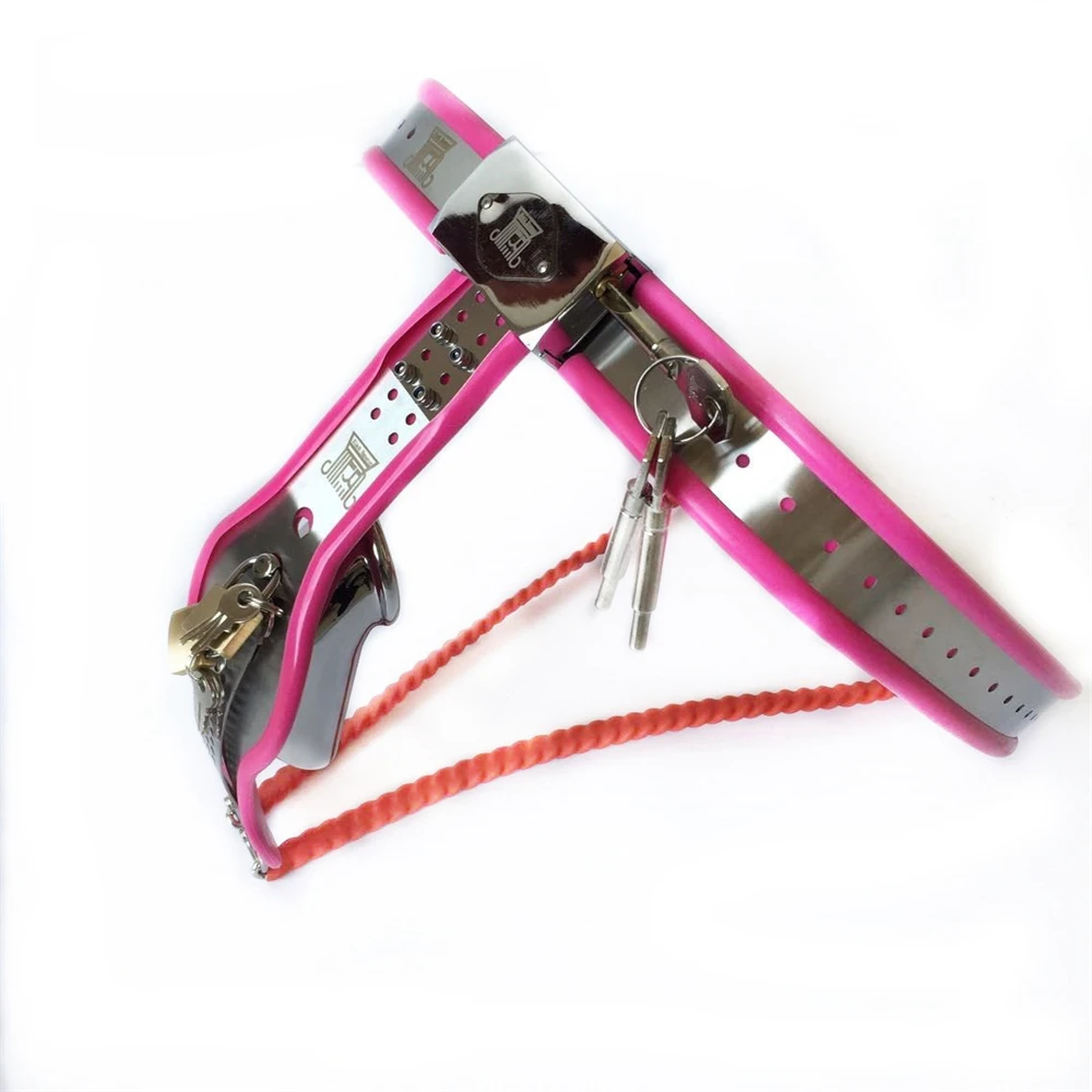 Male Strap on Chastity Belt Metal Device Bdsm Bondage Adult Game Pants Sex Toy for Men Woman Gay Cock Lock Restrict