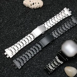 316L Stainless steel watchband for casio g-shock GMW-B5000 GM-B2100 GMB2100 watch band Solid steel strap silver color