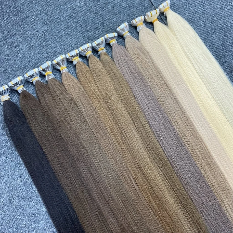 

Tape in Hair Extensions Human Hair Real Natural Brazilian Remy Hair Straight Seamless Skin Weft Natural Tape in For Women 40pcs