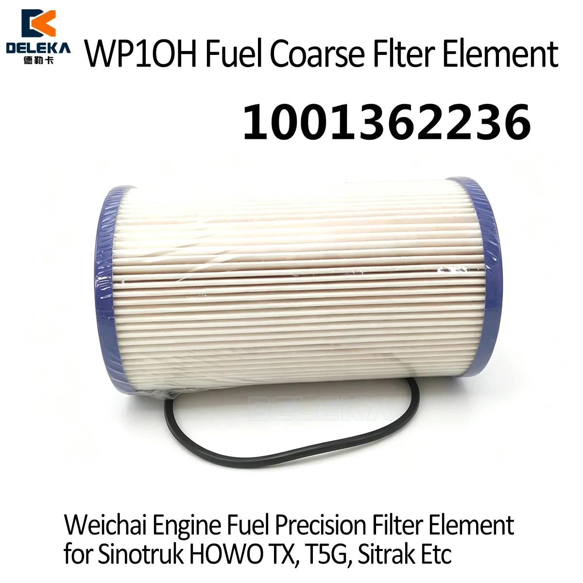 Fuel Filter Element 1001362240 1001362236 For Weichai WP10H Sinotruk SITRAK Howo TX TH7 T5G Truck Diesel Fine Filter