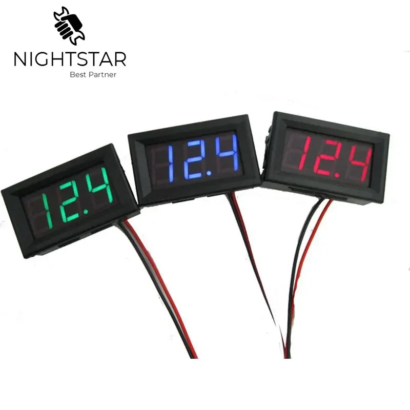 Nauwkeuriger Mini Digitale Voltmeter Amperemeter Digitale Voltage Test Batterij Dc 4.5-30V 2 Draden Voor Led Display Gauge