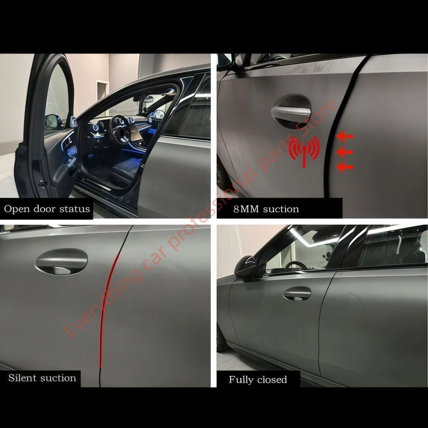 Car Electric suction door suitable for Audi Q2 Q3 Q5 Q7 Q8 R8 Automatic smart Door lock machine,Original mold installation