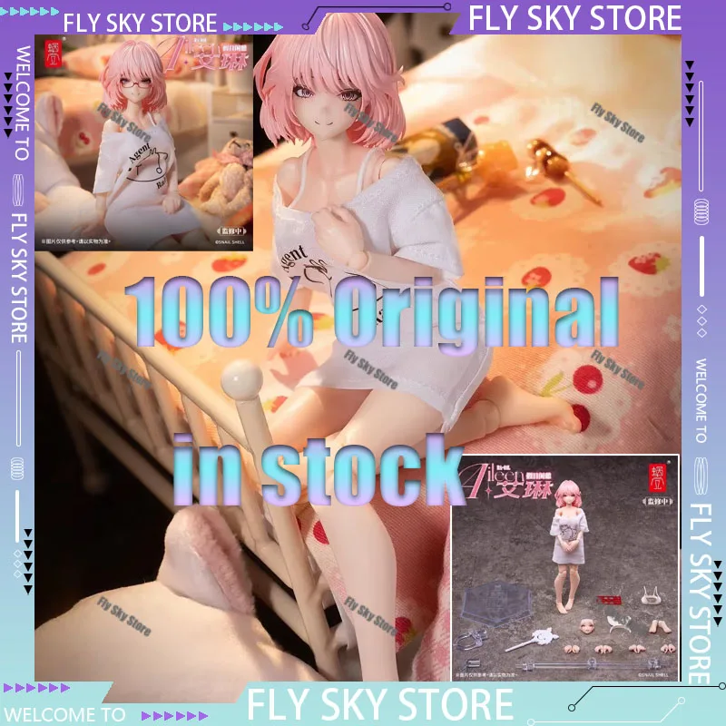 

In Stock 100% Original Snail Shell 1/12 Ra-01l Aileen Loungewear Mobile Suit Girl So Cool Pvc Action Figure Model Toys Gifts