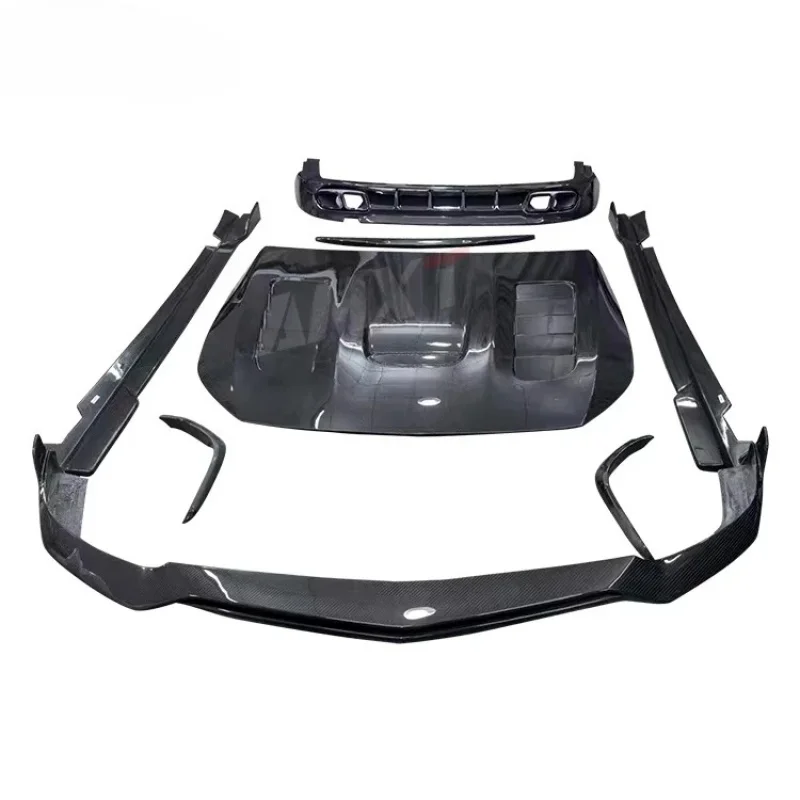 

GT53 GT63 Body Kits Excellent Quality Fast Delivery Dry Carbon Fiber Front Lip Side Skirt Diffuser Hood