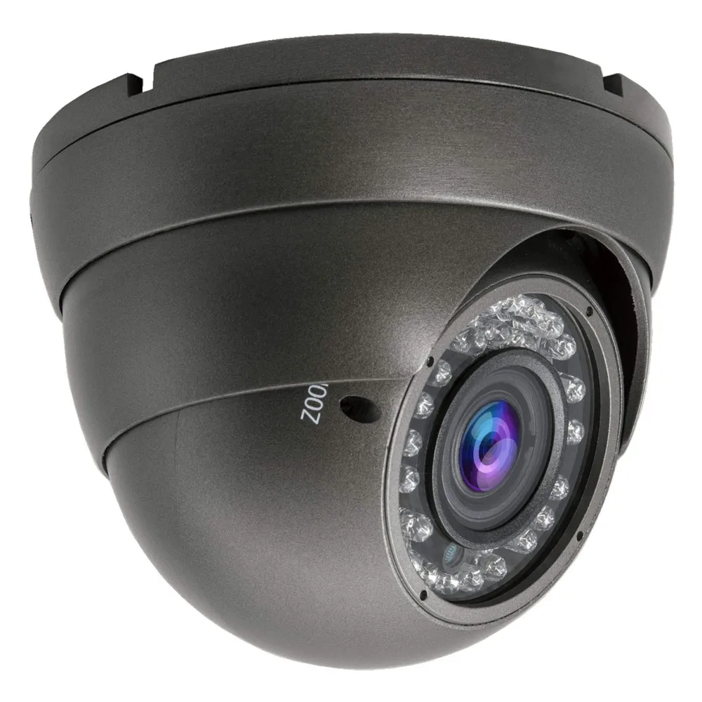 Analog CCTV Camera HD 1080P 4 IN 1 (TVI/AHD/CVI/CVBS) Security Dome Camera 2.8mm-12mm Lens Manual Zoom IR Night Vision