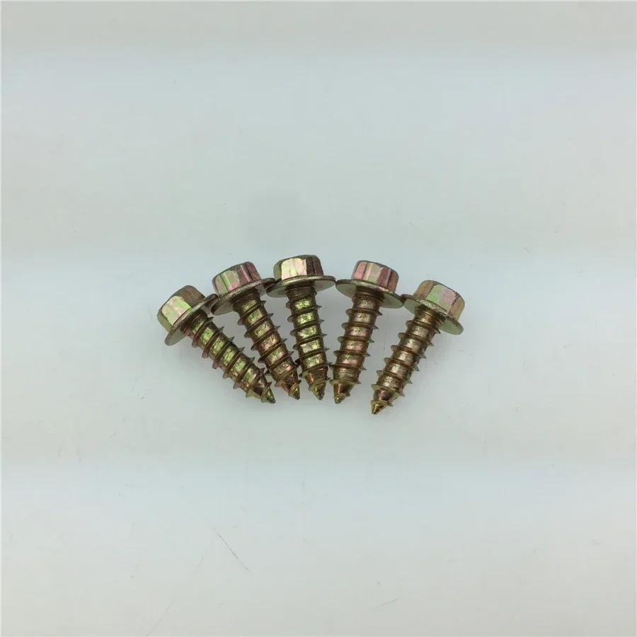 Motorcycle  screw self - tapping screw tapping screws square head sharp teeth thick 6.3MM pole length 19MM