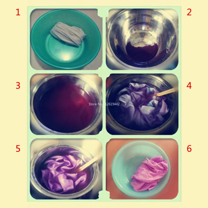 20g No Boil Fabric Dye Tie Dye Cotton Linen Nylon Dye Textile Dyeing Clothes Refurbishment DIY Home Textile Jeans Dyeing