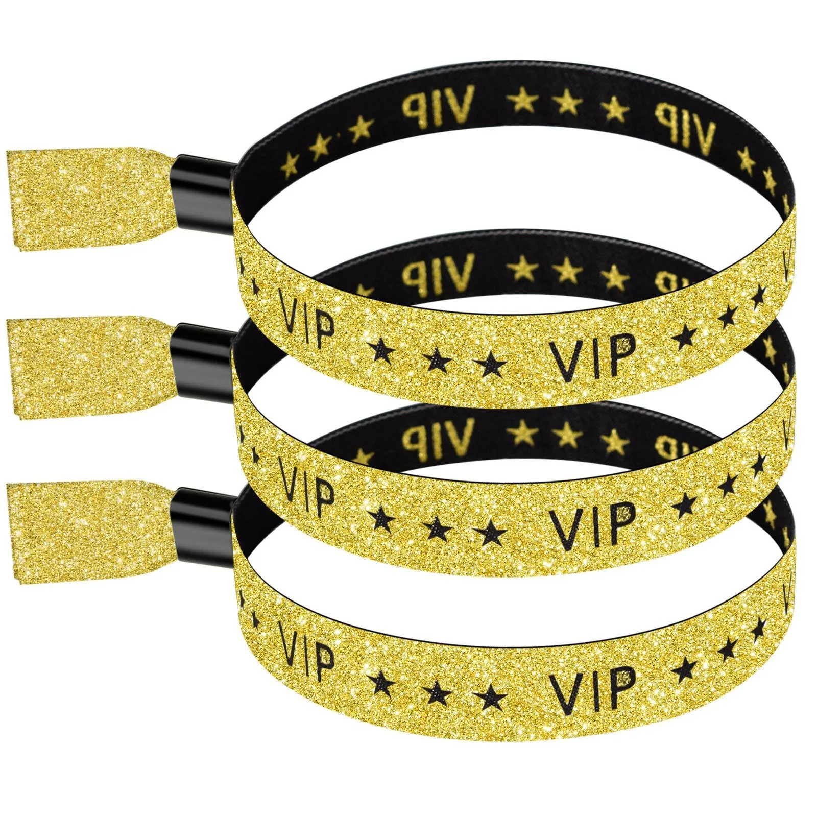 High Quality Thread Polyester Event VIP Sign In Wristband with Logo Festival Party Concert Fairs Bracelet Promotional Gift