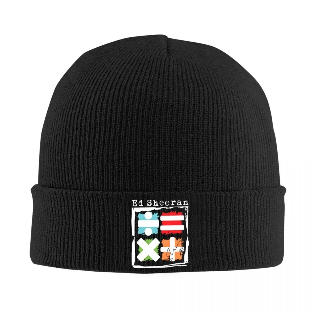 Tour Ed Sheerans Hat Autumn Winter Beanies Warm The Mathematics Cap Men Women Acrylic Knitted Caps