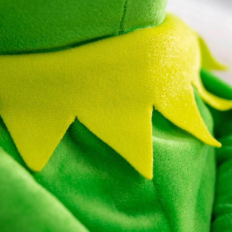 New Kermit the Frog Plush Hand Puppet Green Anime Doll Kawaii Pillow Cute Toy Soft Gift For Kids Friends
