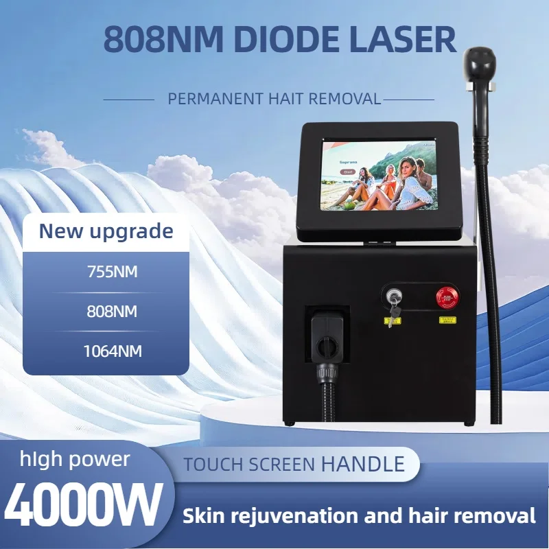 

2025 ICE Diode Laser 808 Hair Removal and Skin Rejuvenation Machine Triple Wavelength 755nm 808nm 1064nm Non-invasive