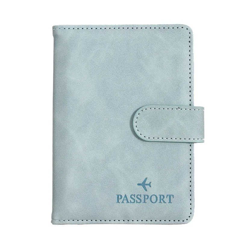 Men Women PU Passport Holder Ticket Passport Covers Travel Passport Protective Cover ID Credit Card Holder Travel Accessories