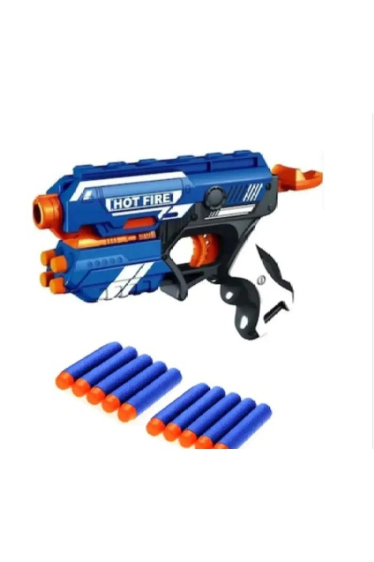 Esponja azul bala tiro fogo quente arma de brinquedo