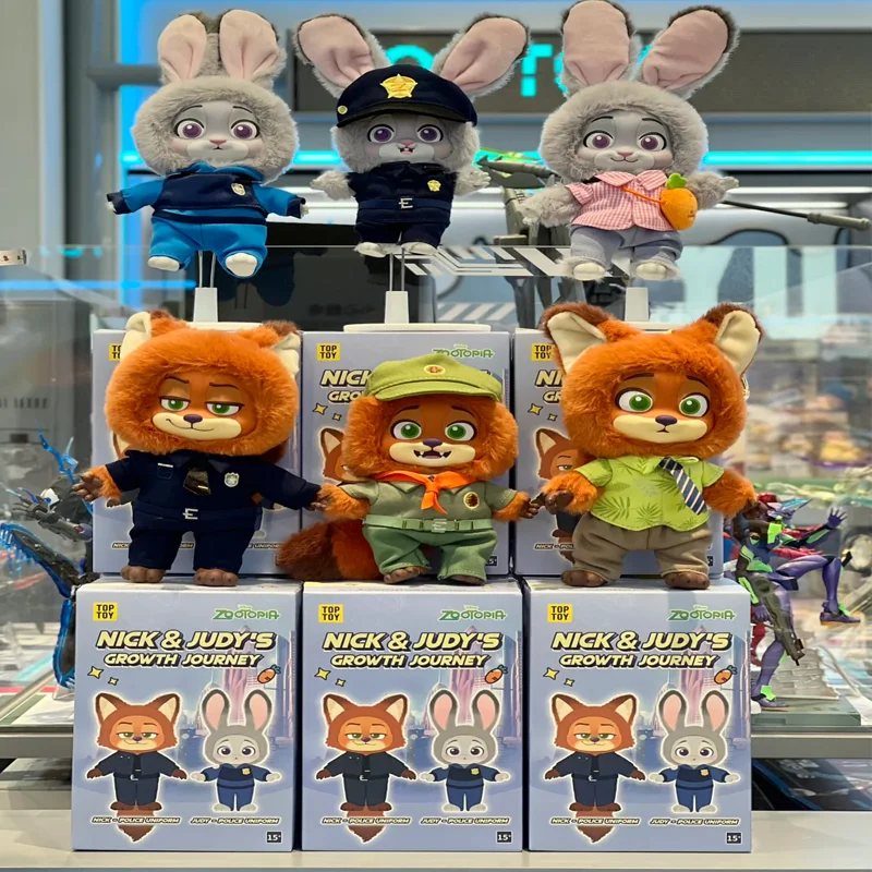 

Disney Zootopia2 классическая молодежная версия виниловая слепая коробка вырезанная плюшевая игрушка Рождественский новогодний подарок для мальчиков и девочек