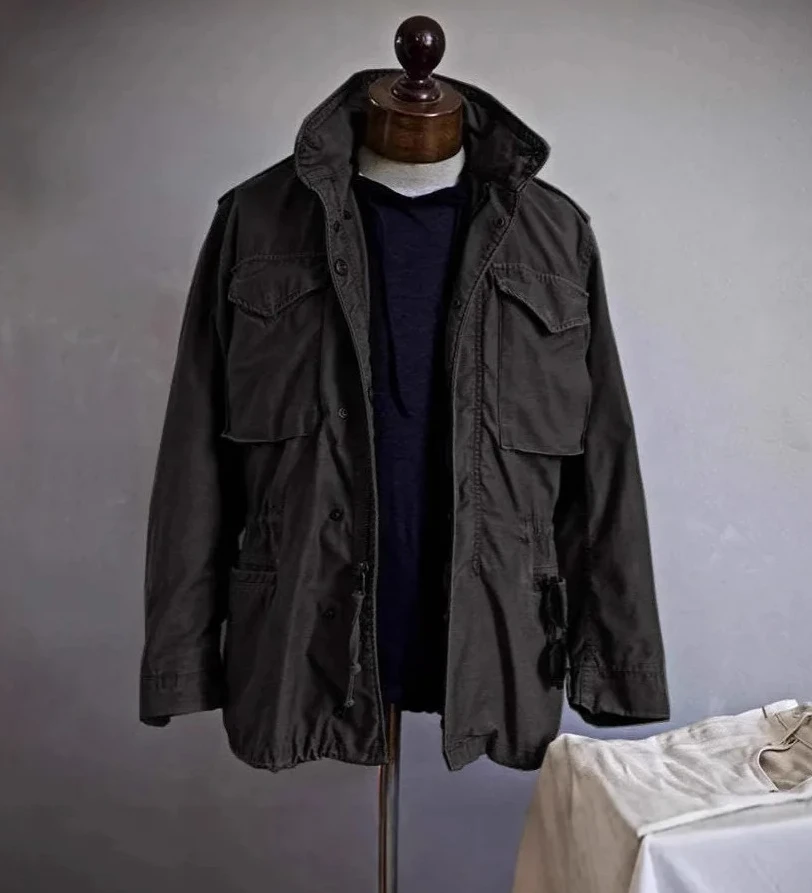 

Сверхмощная винтажная рабочая одежда для мужчин, свободная куртка с длинными рукавами, D017