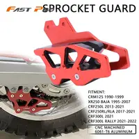 Protector de piñón de guía de cadena trasera para Honda CRF250L 13-21 XR250 BAJA 95-07 CRF250RL RLA 17-21 CRF300L RALLY 21 Motocross