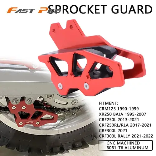 Imagen 1 del producto Protector de piñón de guía de cadena trasera para Honda CRF250L 13-21 XR250 BAJA 95-07 CRF250RL RLA 17-21 CRF300L RALLY 21 Motocross