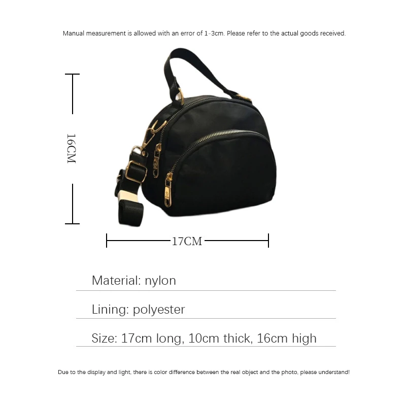 Hand Bags Bags for Women Fine Nylon Square Bag Designer Luxury Auspicious Elephant Print Portable Round Crossbody Bags