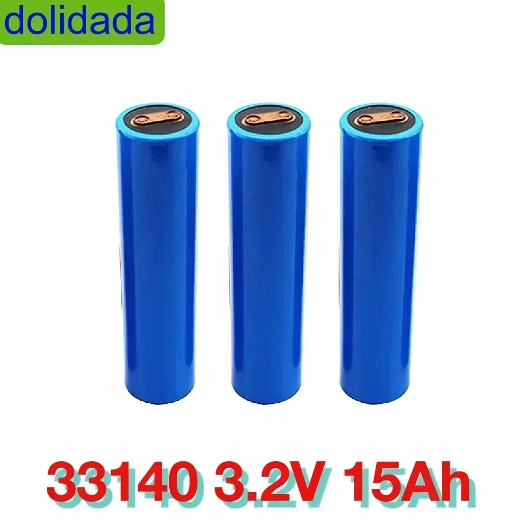 Batteries au lithium lifepo4, 100% originales, 33140, 15ah, 3.2V, pour bricolage, vélo, e-scooter, outils électriques, pac