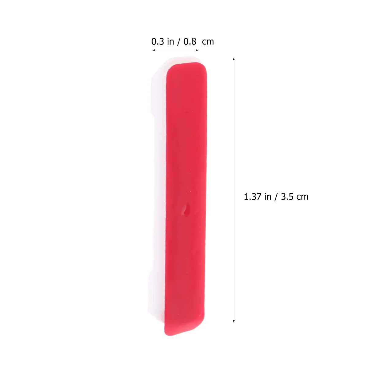 

100Pcs Self-Adhesive Safety Bar Pins Durable Plastic Easy to Use for Nametags Ribbons Crafts Black Size L Safety Pins