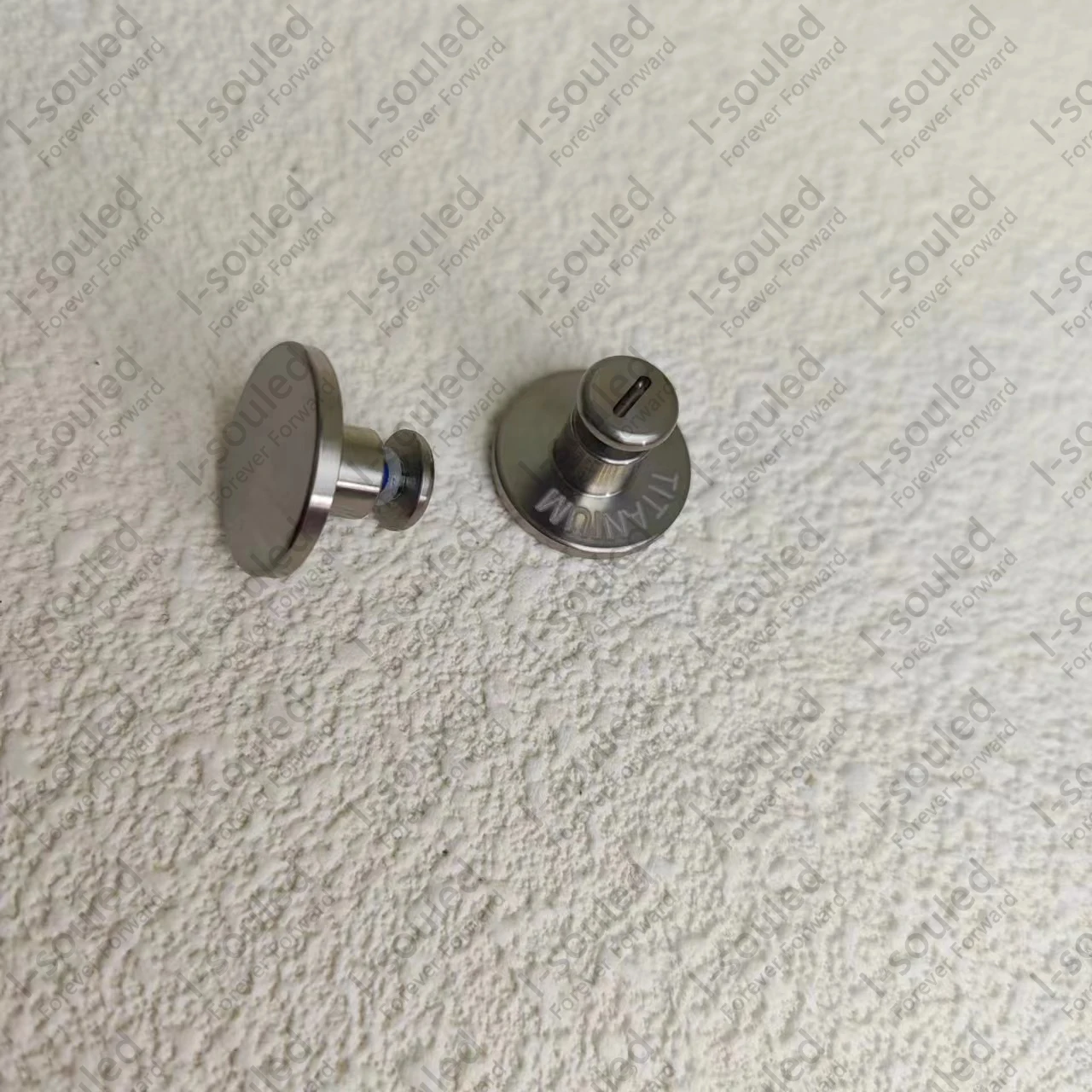 Solid Titanium Buttons with Nail Rivet Stud  Hypoallergenic non-rusting  non-fading, men's and women's clothes Jeans Fastener