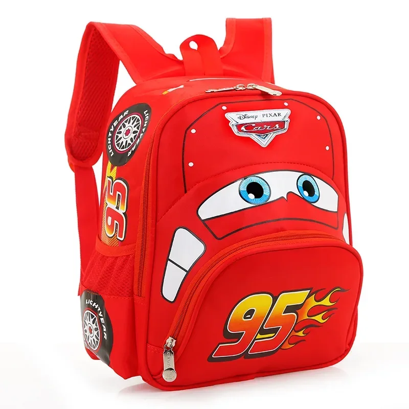 Disney cartoon car children\'s bag kindergarten  boy safety backpack primary school students 3-6 years old